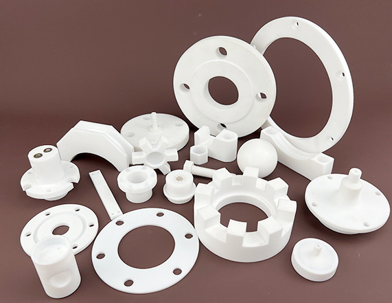 Injection molded plastic part with precision features and complex geometry